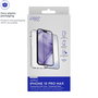 Myway Carcasa pour Apple iPhone 15 Pro avec Protection Écran en Verre Trempé – TPU Transparent