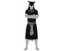 Déguisement Égyptien Homme Adulte Noir - Taille XS-S - Inclut Tunique, Ceinture, Collier et Coiffe - Thème Égypte Antique