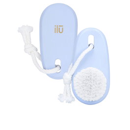 ILU Brosse Nettoyante Visage en Silicone BAMBOOM #true blue - Double Face pour Nettoyage et Massage, 1 Unité