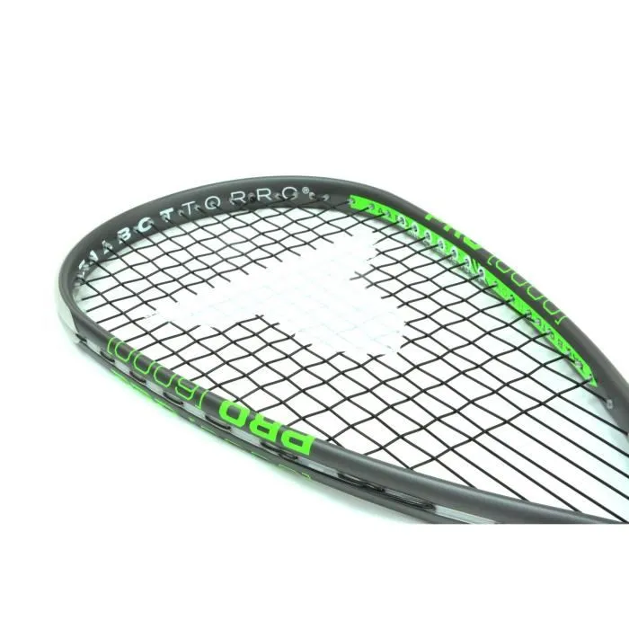Talbot Torro PRO 6000 - Raquette de squash, carbone, cordage US 600, tête 500 cm², cadre 20 mm, poids 155 g, grip perforé Mega Power Zone