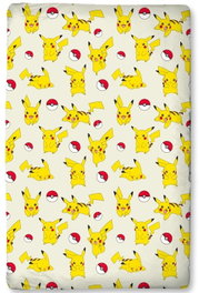Halantex Drap-housse Pokémon Pikachu 90 x 200 cm