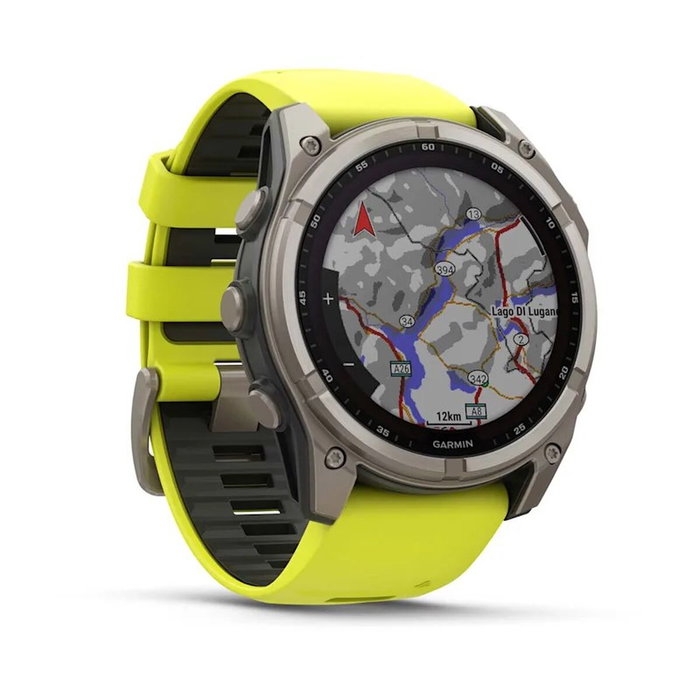 Garmin Fénix 8 Solar Jaune 1,4 pouce 50 mm