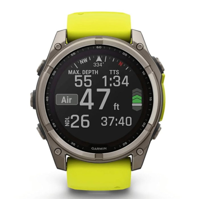 Montre intelligente GARMIN 010-02907-21 Titane 1,4" Ø 50 mm