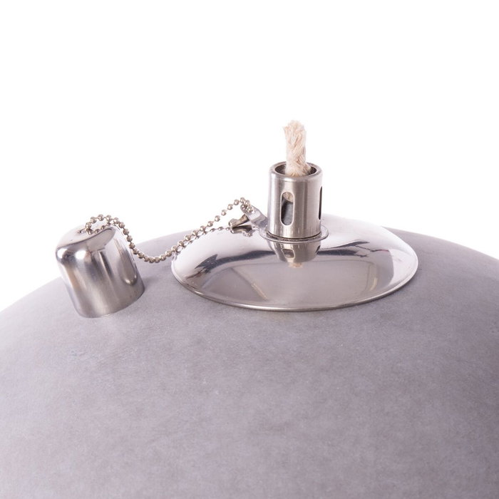 BigBuy Garden Boule Lumineuse pour Extérieur Kiel Gris 30 x 30 x 35 cm BigBuy Garden Boule Lumineuse pour Extérieur Kiel Gris 30 x 30 x 35 cm