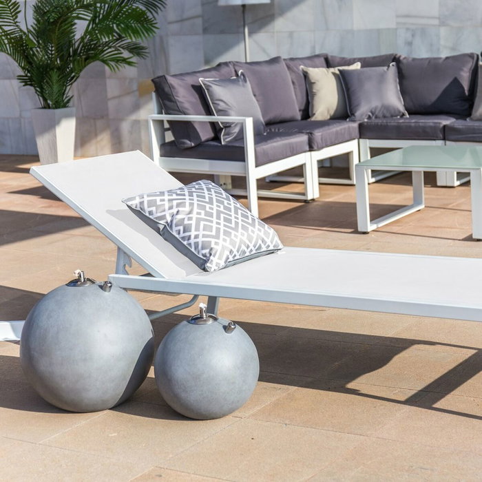 BigBuy Garden Boule Lumineuse pour Extérieur Kiel Gris 30 x 30 x 35 cm BigBuy Garden Boule Lumineuse pour Extérieur Kiel Gris 30 x 30 x 35 cm