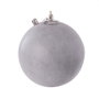 BigBuy Garden Boule Lumineuse pour Extérieur Kiel Gris 30 x 30 x 35 cm