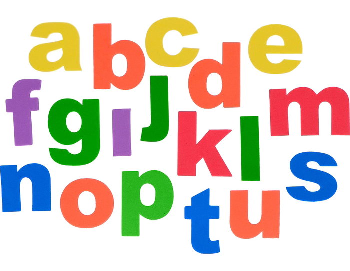 Innspiro Lot de 104 lettres minuscules en mousse EVA 50mm multicolores Innspiro Lot de 104 lettres minuscules en mousse EVA 50mm multicolores
