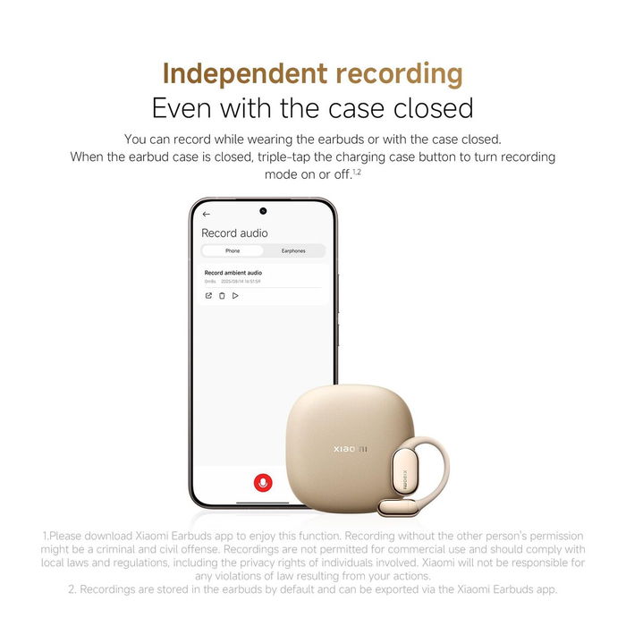 Casque Xiaomi BHR080FGL Or