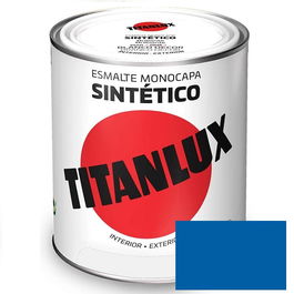 Titan Esmalte Azul Luminoso Sintético Industrial 750ml 539
