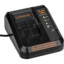 Black + Decker Chargeur de batterie 14,4V et 18V BDC1A-QW