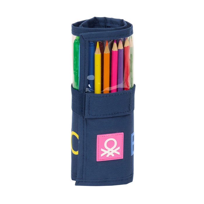 Fourre-tout Benetton Damero Blue marine 7 x 20 x 7 cm 27 Pièces Fourre-tout Benetton Damero Blue marine 7 x 20 x 7 cm 27 Pièces