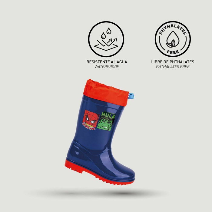 Bottes en Caoutchouc pour Enfants Marvel Bleu 30
