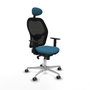 Piqueras y Crespo Chaise de Bureau 1D086G1 Noir Vert pétrole