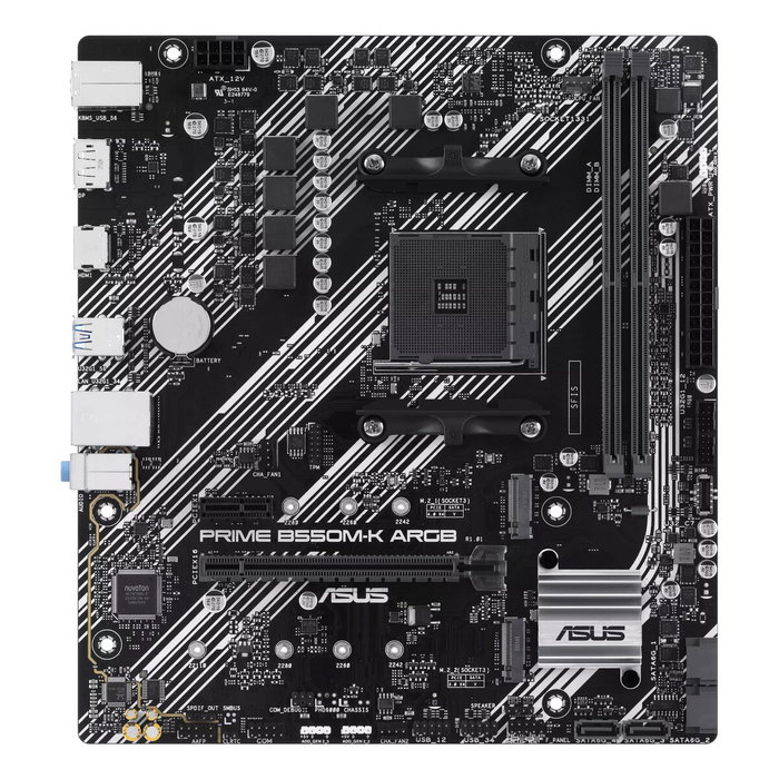 Asus Prime B550M-K ARGB Black/Light gray Asus Prime B550M-K ARGB Black/Light gray