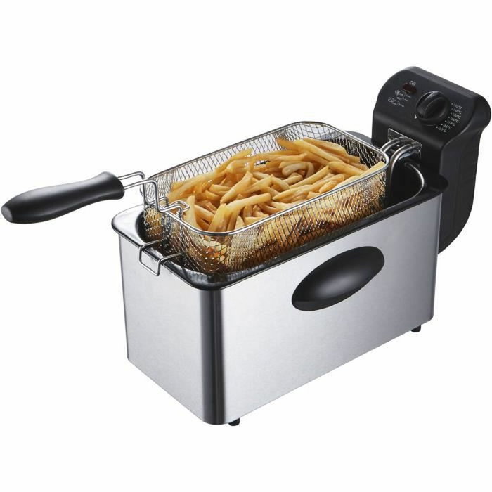 Continental Edison Friteuse Inox 3L 2000W Continental Edison Friteuse Inox 3L 2000W
