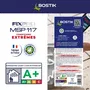 Bostik Fixpro MSP 117 - Mastic colle haute performance pour conditions extrêmes intérieur/extérieur - Résistant à l'eau, gel et UV - Blanc - Cartouche 290 ml