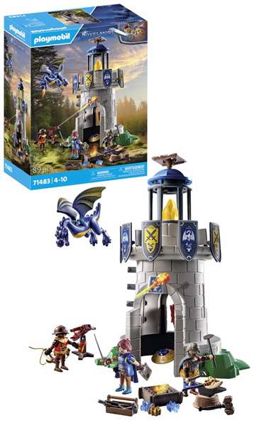 Playmobil Tourelle des chevaliers de Novelmore avec dragon et forgeron