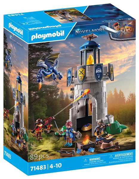Playmobil Tourelle des chevaliers de Novelmore avec dragon et forgeron