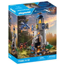 Playmobil 71483 Tourelle des chevaliers de Novelmore avec dragon et personnages - Jeu de construction et figurines