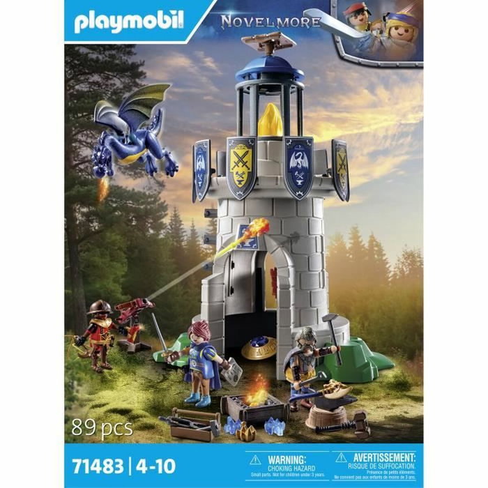 Playmobil Tourelle des chevaliers de Novelmore avec dragon et forgeron