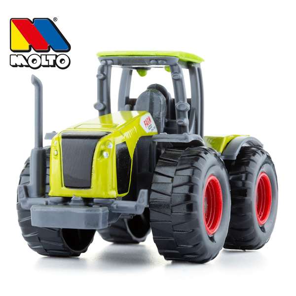 Molto - Set de 16 tracteurs en métal, échelle 1:64, jouet pour enfants dès 3 ans