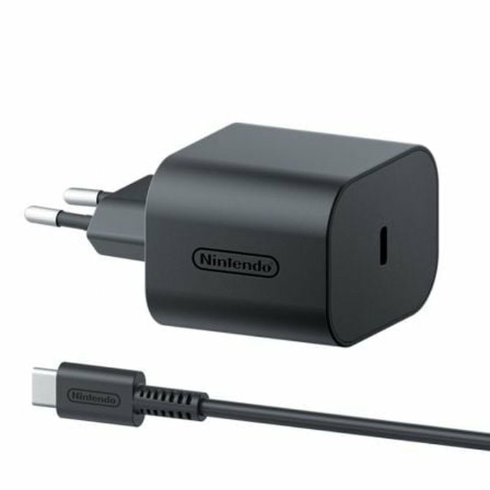 Nintendo Adaptateur Secteur avec Câble USB Type-C 1,5 m Noir Nintendo Adaptateur Secteur avec Câble USB Type-C 1,5 m Noir