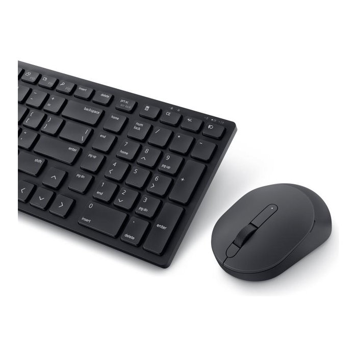 Dell Pro KM555 Ensemble clavier et souris compact et silencieux, QWERTZ Allemand, Noir Dell Pro KM555 Ensemble clavier et souris compact et silencieux, QWERTZ Allemand, Noir