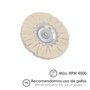 WOLFPACK LINEA PROFESIONAL Disque de polissage en tissu pour perceuse Ø80mm