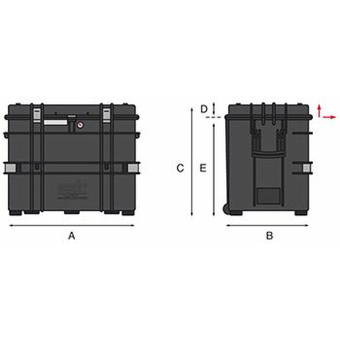 Boîte à outils GT Line ALL IN ONE Mousse Acier polypropylène Plastique