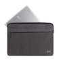 Acer Housse de protection pour ordinateur portable 14" - Poche avant, étanche, gris foncé deux tons, fermeture métal durable