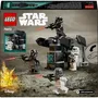 Lego Star Wars Pack de Combat 75412 avec Vaisseau Ahsoka, 4 Minifigurines Death Troopers et Night Troopers - Jouet de Construction dès 6 Ans