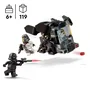 Lego Star Wars Pack de Combat 75412 avec Vaisseau Ahsoka, 4 Minifigurines Death Troopers et Night Troopers - Jouet de Construction dès 6 Ans