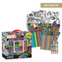 Cerdá Lot de 1000 autocollants Marvel multicolores