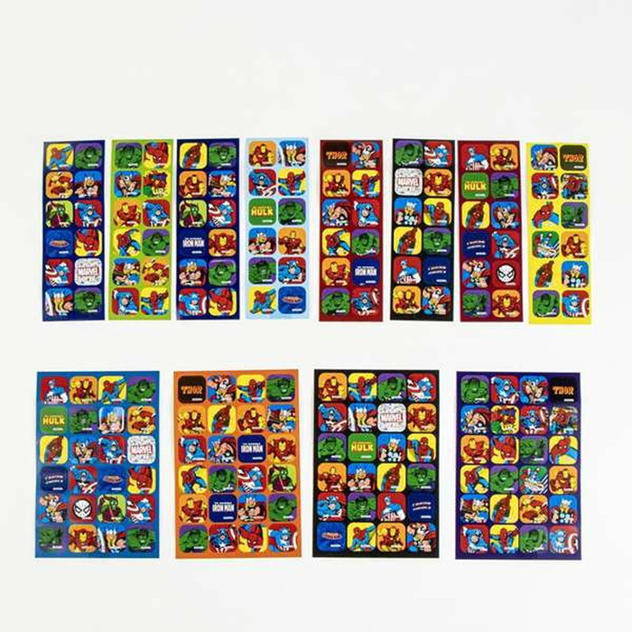 Lot d'autocollants Marvel