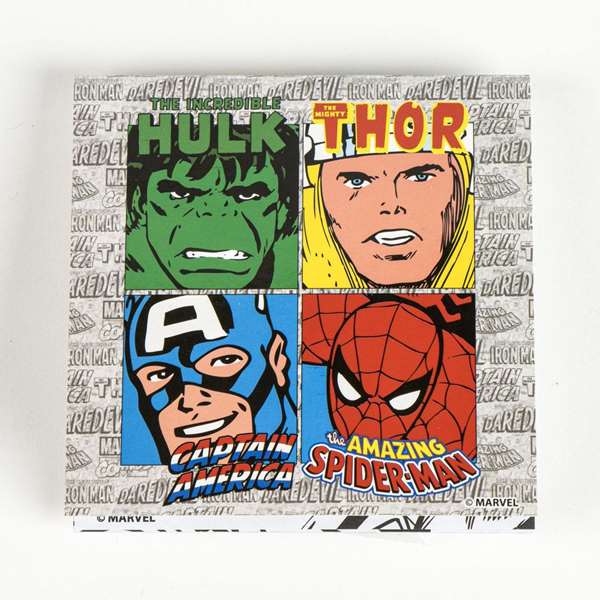 Pack de stickers 1000 pièces Marvel - Avengers et Spider-Man (21,5 x 21,5 x 5,2 cm)