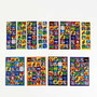 Pack de stickers 1000 pièces Marvel - Avengers et Spider-Man (21,5 x 21,5 x 5,2 cm)
