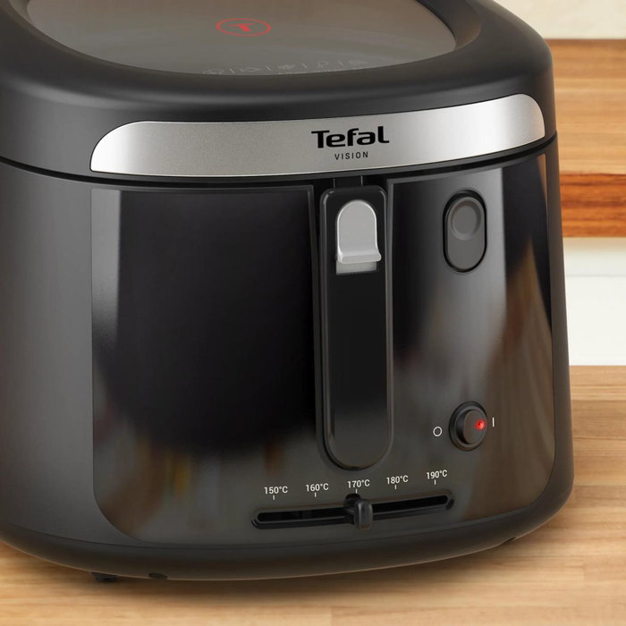 Tefal FF 2528 Vision Fritteuse, Black / Silver