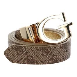 Guess Mika Ceinture en textile Marron Taille M