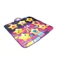 Lexibook DM10 - Tapis de danse électronique avec touches lumineuses, enceinte intégrée et Bluetooth - 6 modes de jeu - Violet/Jaune