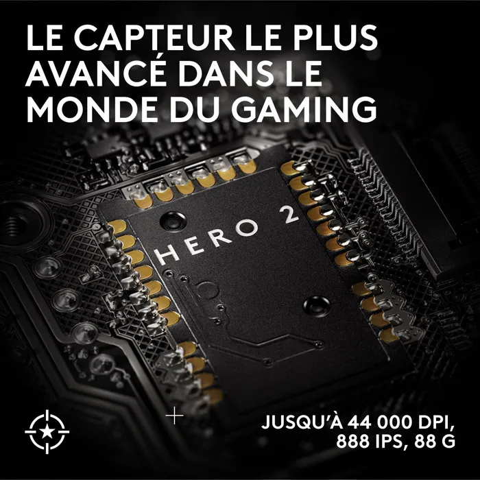 Logitech G Pro X Superlight 2 SE Lightspeed - Noire
