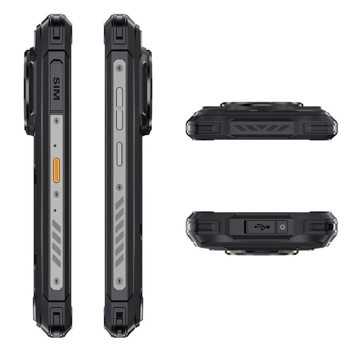 Cubot KingKong POWER 3 Smartphone robuste 6.72" FHD+ 120Hz, 6Go RAM 256Go, 100MP, 10200mAh, Android 14, Noir