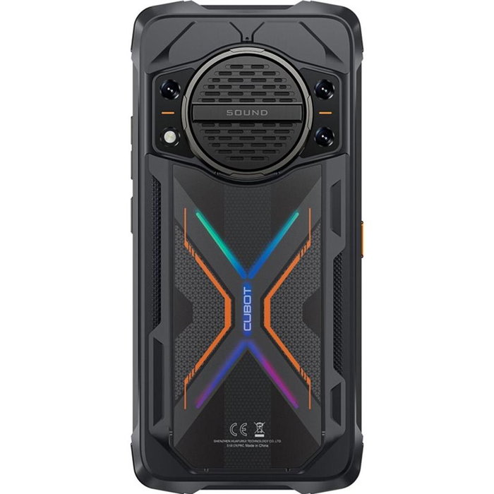 Cubot KingKong POWER 3 Smartphone robuste 6.72" FHD+ 120Hz, 6Go RAM 256Go, 100MP, 10200mAh, Android 14, Noir