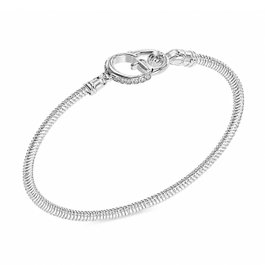 Guess JUBB05399JWRHS Bracelet en Acier Inoxydable Gris