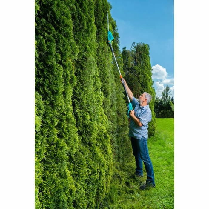 Gardena THS42/18V P4A Taille-haies sur perche 18V avec batterie et chargeur