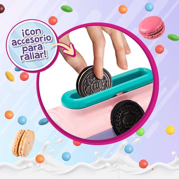 Bizak Jeu Heladississimo pour Personnaliser les Glaces - Inclut Pot, Cuillère et Livre de Recettes - Version Espagnole
