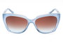 Guess GU7878-92F Lunettes de soleil carrées bleu/marron