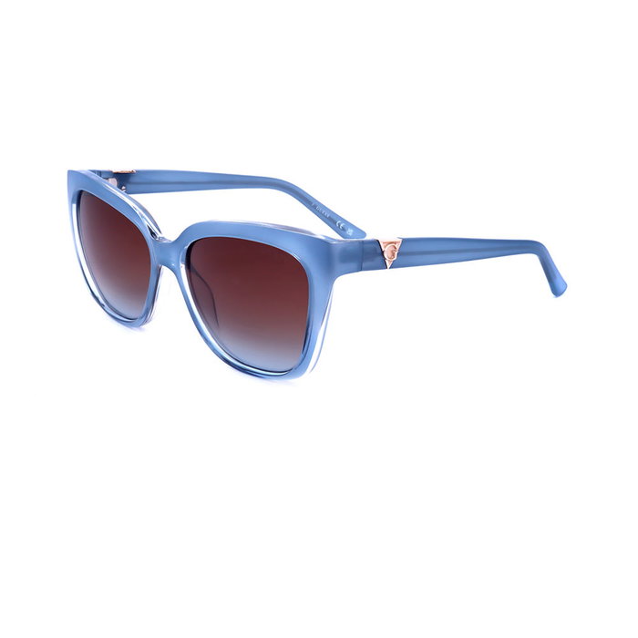 Guess Lunettes de soleil femme GU7878 92F monture plastique carrée UV400 140 mm