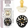 Bibs Sucette BIBS Studio Colour Ronde T2 Ivory Black - Pack de 2