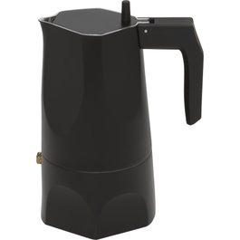 Alessi Cafetière Espresso Moka MT18/3 B noir, 150 ml