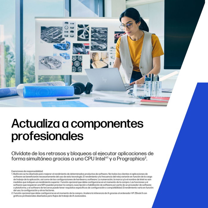 Ordinateur Portable HP ZBOOK 8 G1I 16 U9-285H 16" 8 GB RAM 1 TB SSD